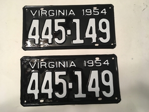 Picture of 1954 Virginia Car Pair #445-149