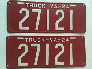 Picture of 1924 Virginia Truck Pair #27121