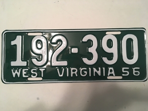 Picture of 1956 West Virginia #192-390