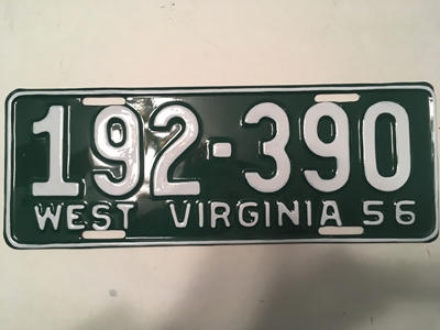 Picture of 1956 West Virginia #192-390