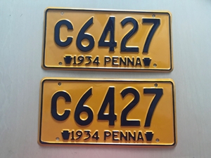 Picture of 1934 Pennsylvania Pair #C6427