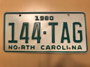 Picture of 1980 North Carolina Car #144-TAG