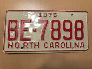 Picture of 1975 North Carolina #BE-7898