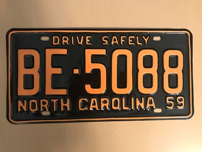 Picture of 1959 North Carolina Car #BE-5088