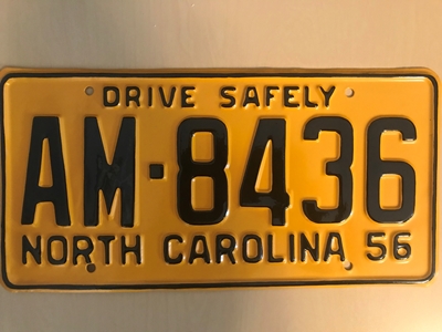 Picture of 1956 North Carolina Car #AM-8436