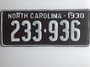 Picture of 1930 North Carolina #233-936