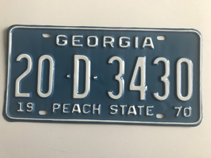 Picture of 1970 Georgia Car #20-D-3430