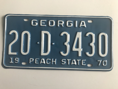 Picture of 1970 Georgia Car #20-D-3430