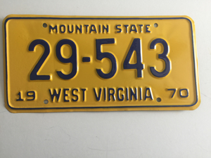 Picture of 1970 West Virginia #29-543