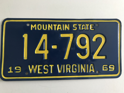 Picture of 1969 West Virginia #14-792