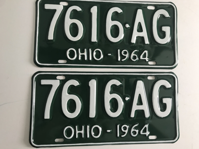 Picture of 1964 Ohio Pair #7616 AG