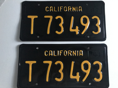 Picture of 1963 California Pair #T73493