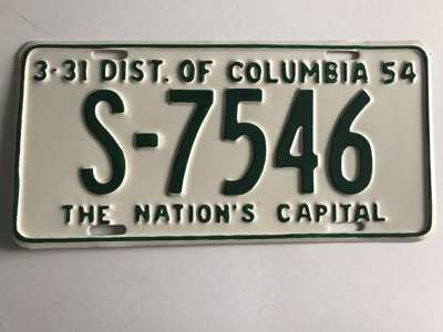 Picture of 1954 District of Columbia #S7546
