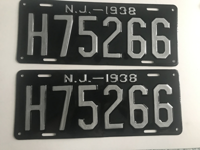 Picture of 1938 New Jersey Pair #H75266