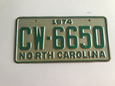 Picture of 1974 North Carolina Car #CW-6650