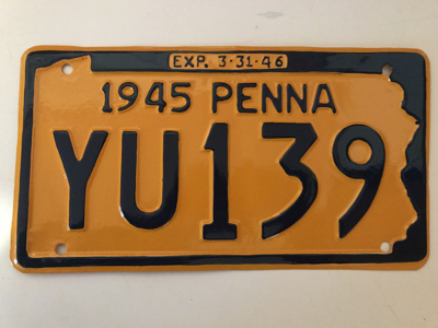 Picture of 1945 Pennsylvania #YU139