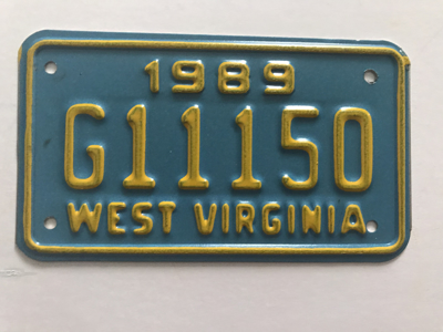 Picture of 1989 West Virginia #G11150