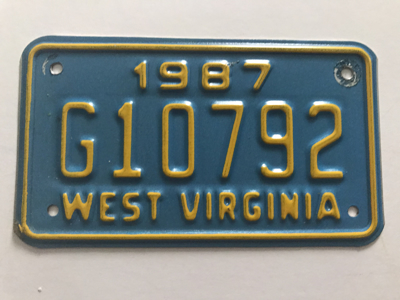Picture of 1987 West Virginia #G10792