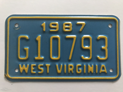 Picture of 1987 West Virginia #G10793