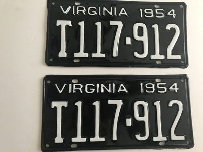 Picture of 1954 Virginia Truck Pair #T117-912