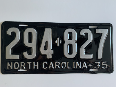 Picture of 1935 North Carolina Car #294-827