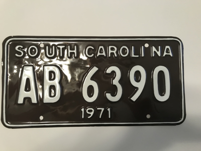 Picture of 1971 South Carolina #AB-6390