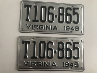 Picture of 1949 Virginia Truck Pair #T106-865