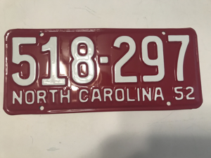 Picture of 1952 North Carolina Car #518-297