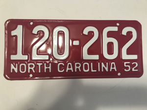 Picture of 1952 North Carolina Car #120-262