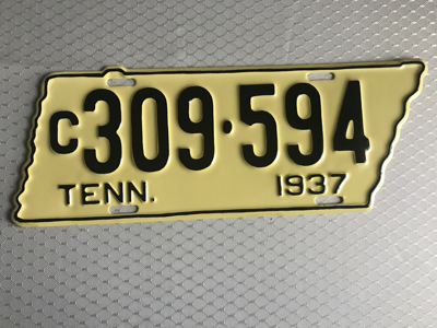 Picture of 1937 Tennessee #309-594