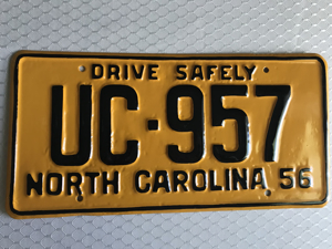 Picture of 1956 North Carolina Car #UC-957