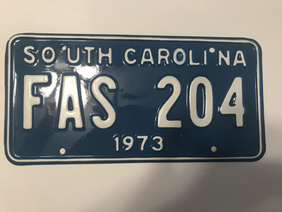 Picture of 1973 South Carolina #FAS-204