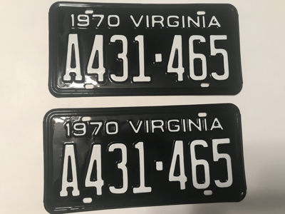 Picture of 1970 Virginia Car Pair #A431-465
