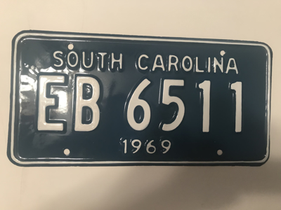 Picture of 1969 South Carolina #EB-6511