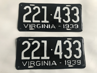 Picture of 1939 Virginia Car Pair #221-433