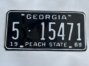 Picture of 1969 Georgia #5-15471
