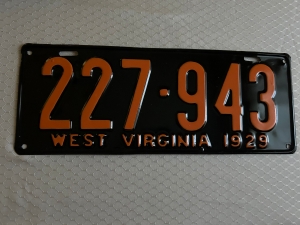 Picture of 1929 West Virginia #227-943