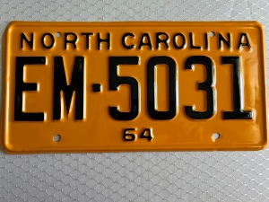 Picture of 1964 North Carolina Car #EM-5031