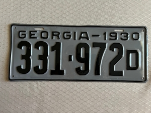 Picture of 1930 Georgia #331-972D