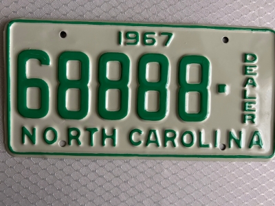 Picture of 1967 North Carolina Dealer #68888