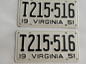 Picture of 1951 Virginia Truck Pair #T215-516