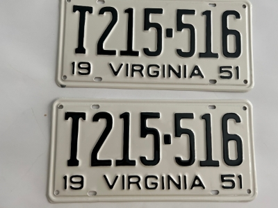 Picture of 1951 Virginia Truck Pair #T215-516