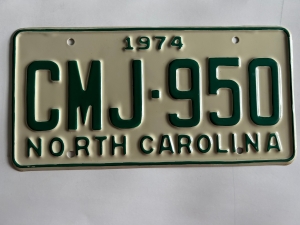 Picture of 1974 North Carolina Car #CMJ-950