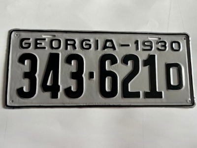 Picture of 1930 Georgia #343-621D