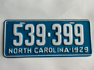 Picture of 1929 North Carolina Car #539-399