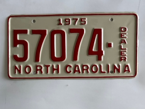 Picture of 1975 North Carolina Dealer #57074