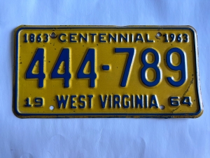 Picture of 1963 West Virginia #444-789