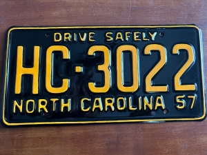 Picture of 1957 North Carolina Car #HC-3032