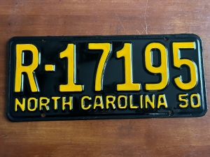 Picture of 1950 North Carolina Car #R-17195
