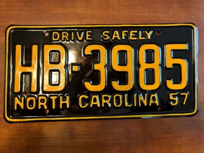 Picture of 1957 North Carolina Car #HB-3985